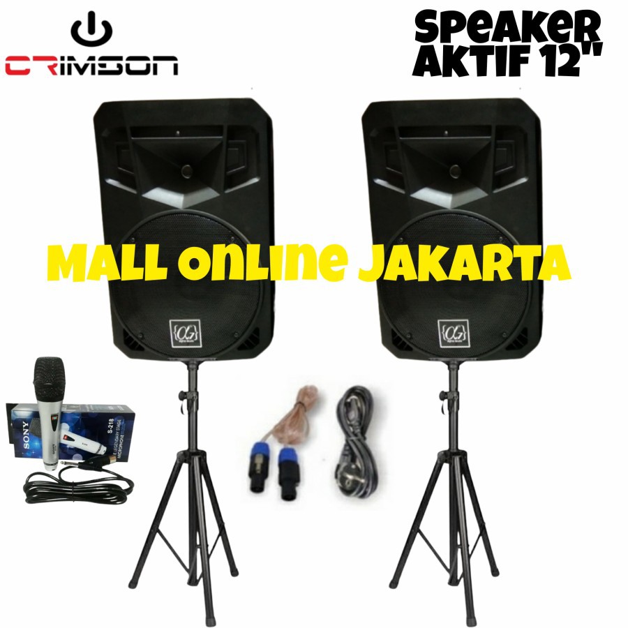 Paket Speaker Aktif 12 inch Alphasound Q29 Pasif Q 29 Aktive Pasive