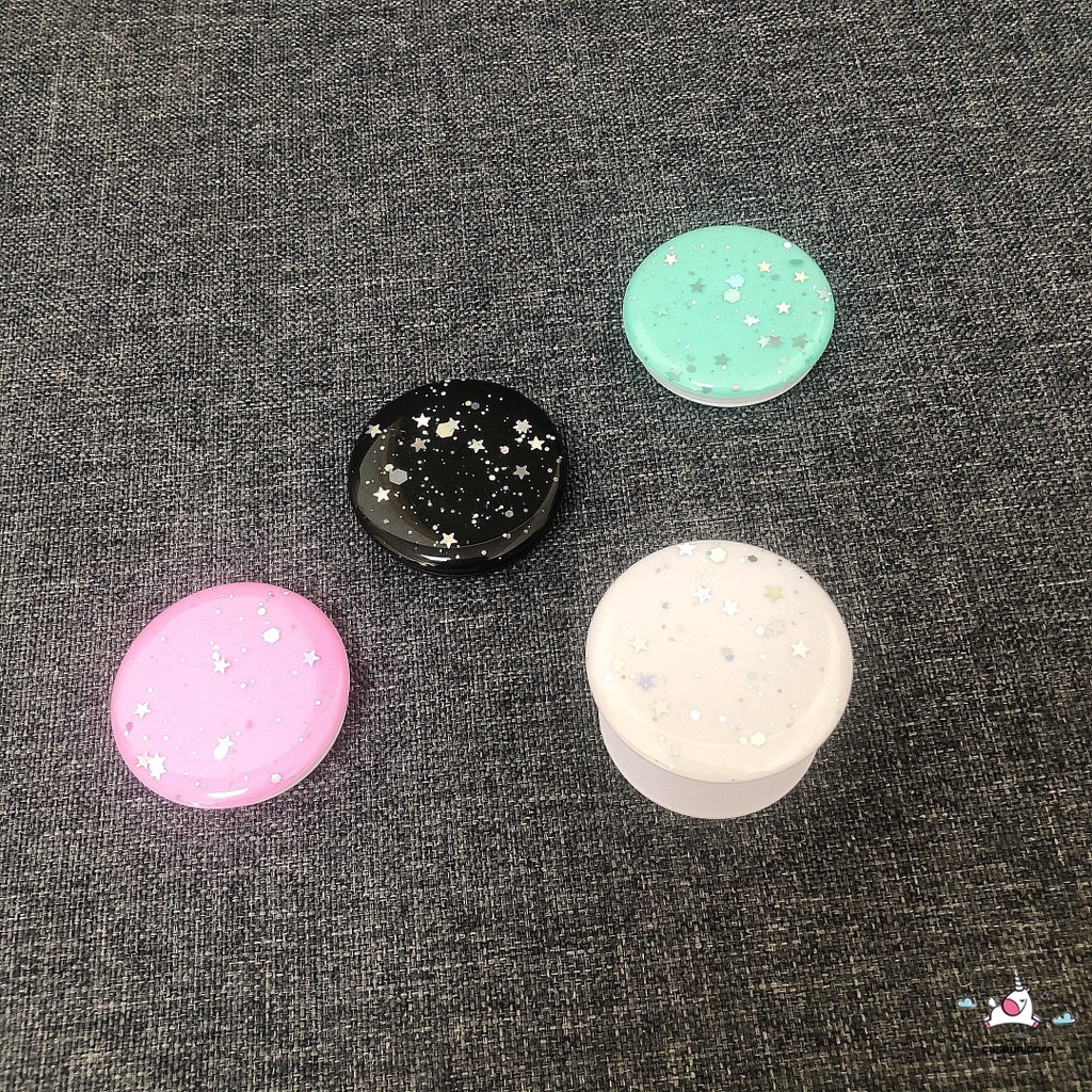 Popsocket Glitter Bling Bentuk Bintang Warna Permen Macaron Untuk Handphone