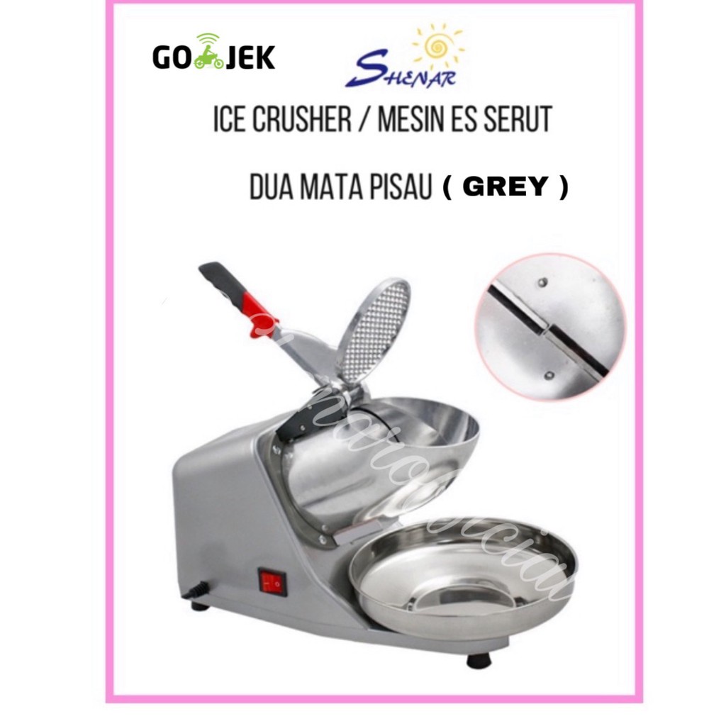 SHENAR (4500GRAM) ICE CRUSHER DENGAN PISAU TAJAM |mesin serut es / alat penghancur es / mesin giling es / mesih es  halus