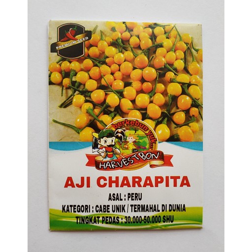 Benih Biji Cabai Cabe Aji Charapita Pack - Harvestbon