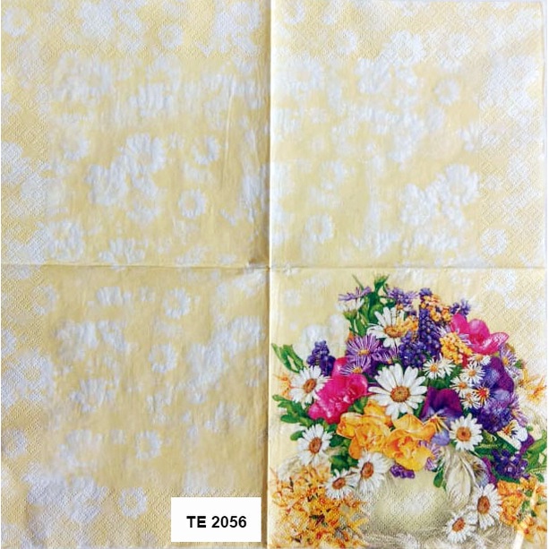 Tisu Napkin Kerajinan  Decoupage  Eropah  33X33 CM TE 2056 TTS