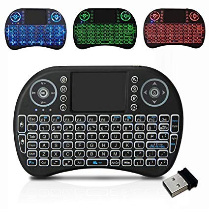 Mini Wireless Keyboard Touch Pad Backlight