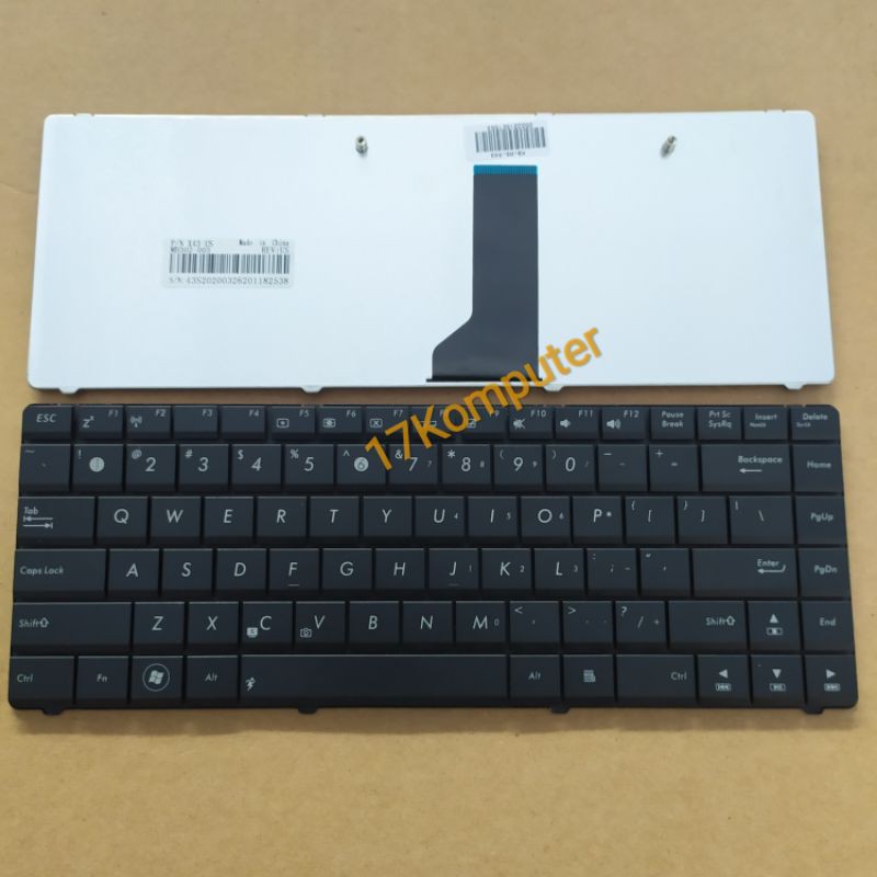 KEYBOARD ASUS A43 A44 K43 X43 X45 A43E A43U X43U K43U A44H BAUT