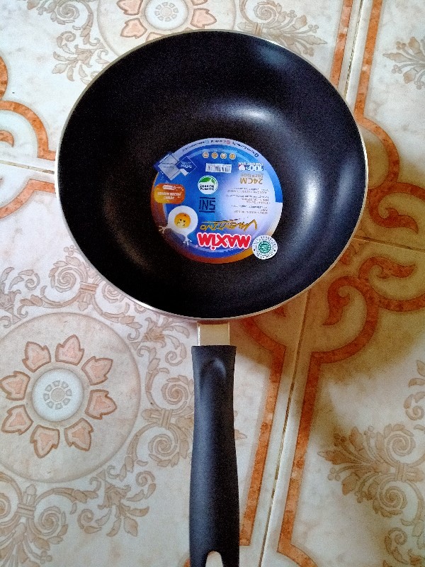 Maxim Valentino Deep Wok - Wajan Penggorengan - Nval-dw-p 24 Cm