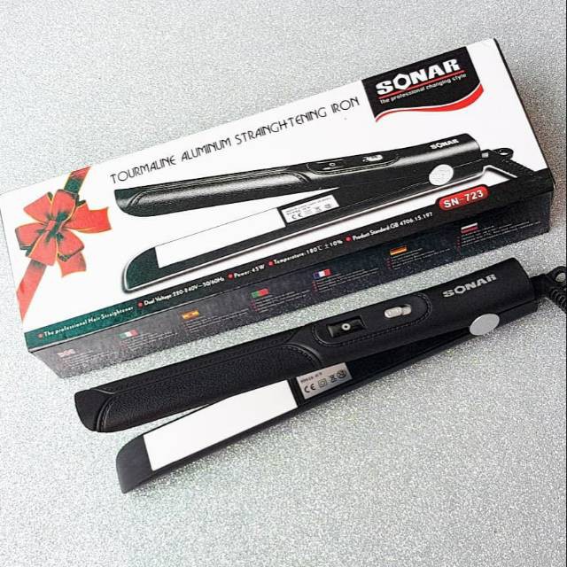 Catok Catokan Rambut Lurus Hair Straighthener Pelurus Rambut Sonar SN 723 SN-723 SN723