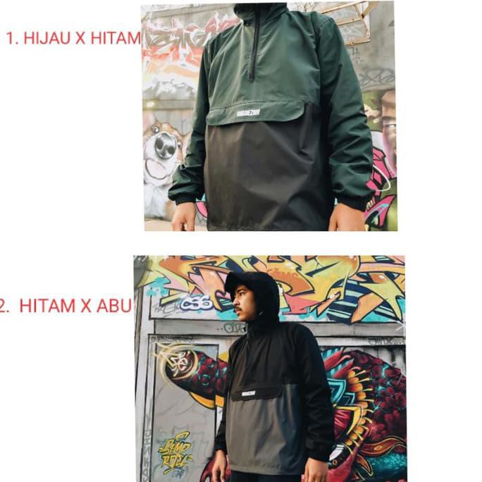 Pengiriman Cepat Jaket WADEZIG "WDZG CAGOULE" Black Original MURAH