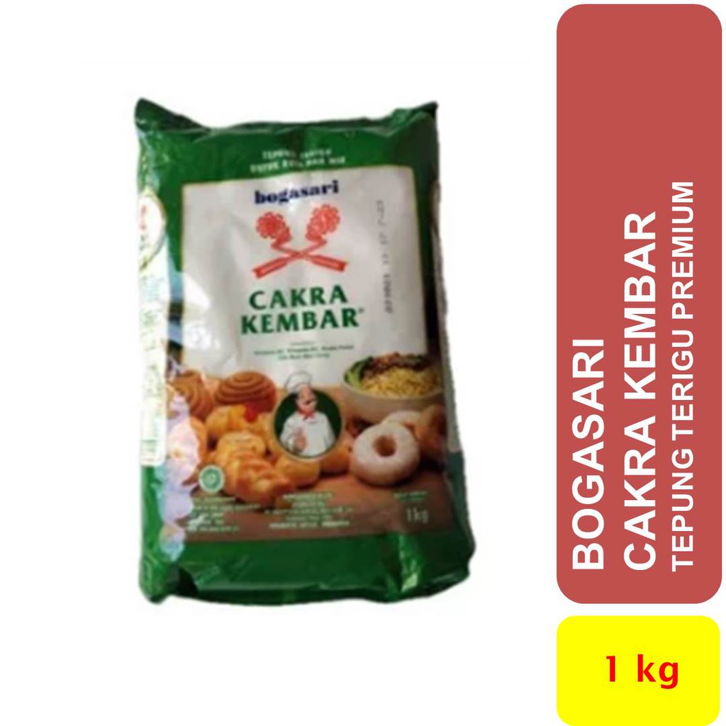 

BOGASARI CAKRA KEMBAR Tepung Terigu Premium kemasan 1 kg