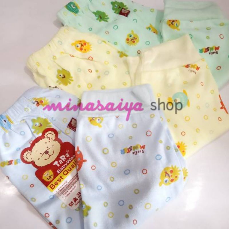 ECER! Celana Panjang Bayi Warna dan Putih Motif