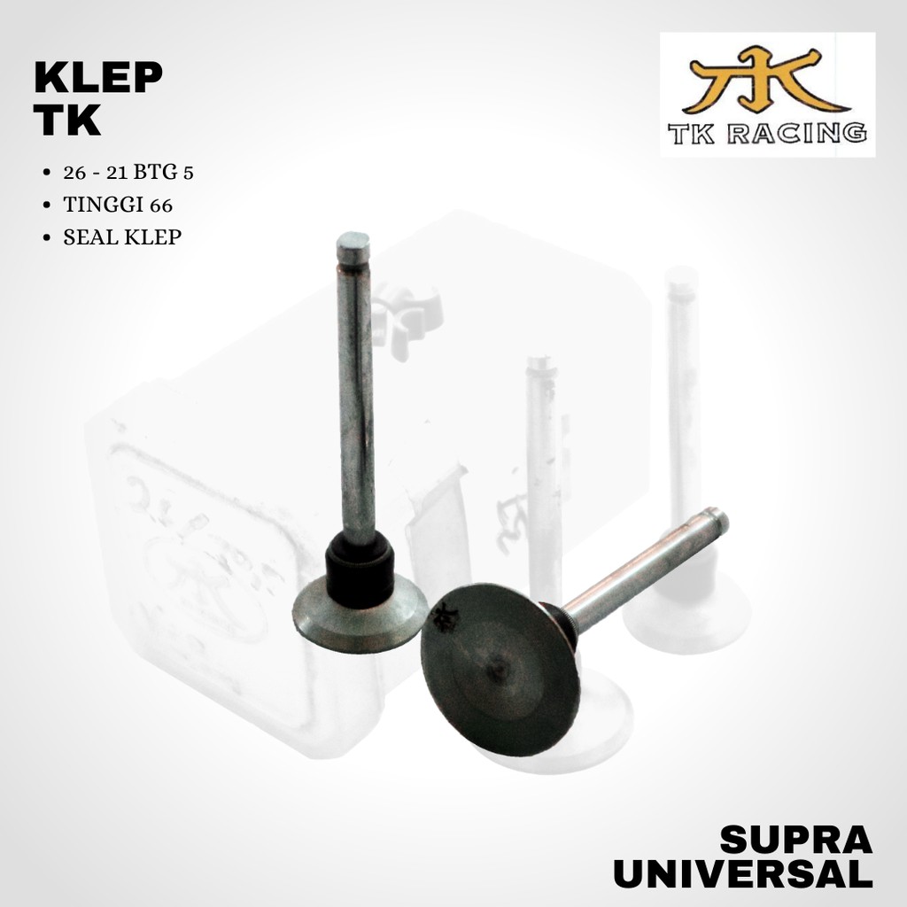 Klep TK supra 110 26 21 btg 5