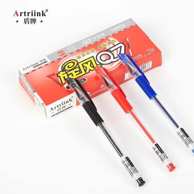 

Gel Pen Pena jel Pulpen Gel Artrink Q7 0.5 MM - Hitam