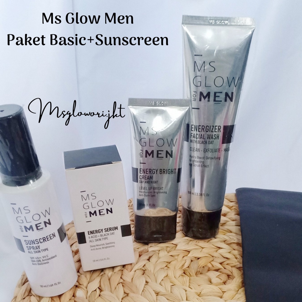 MS GLOW MEN/ MS GLOW MEN ORIGINAL/ PAKET MEN BASIC / PAKET MEN KOMPLIT