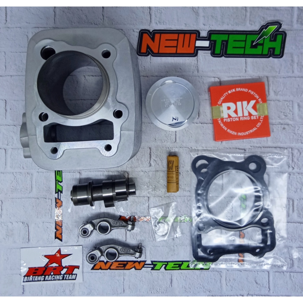 BLOK CASTING IRON BRT 63 & PISTON COAK & NOKEN AS T37 KLX 150