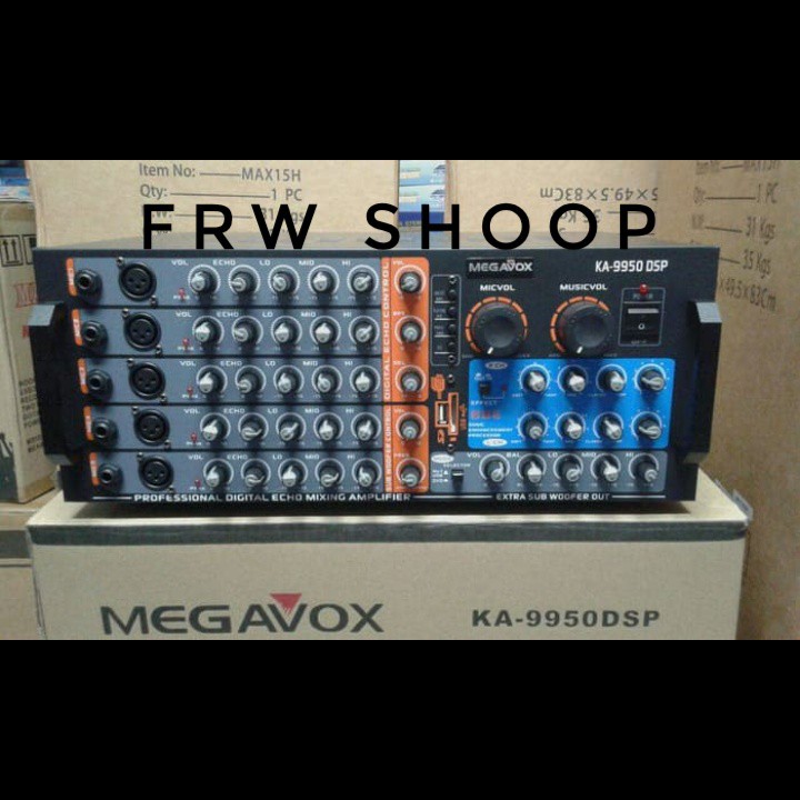 POWER MIXER MEGAVOX KA 9950 / KA9950 / KA-9950 DSP PLUS PROSESOR