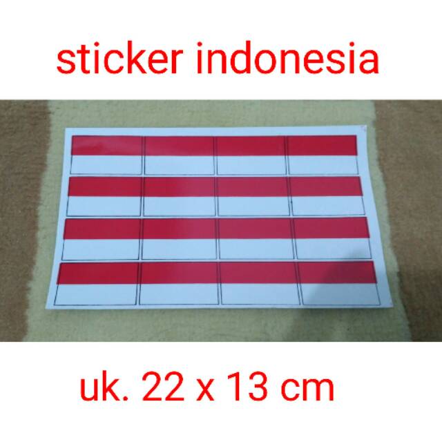 

Sticker indonesia timnas indonesia uk.kecil 12rb 3 lembar