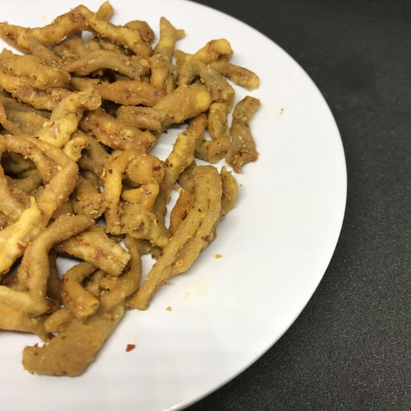 

Keripik Usus Original, Cabe Merah, Cabe Hijau