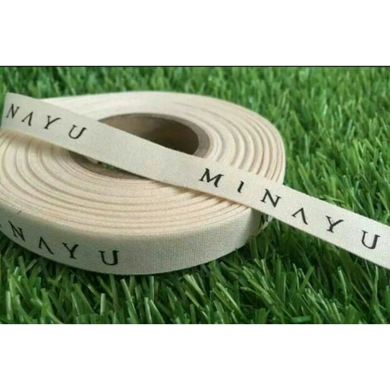 

Label Hijab / Label Woven Bahan Katun murah Free Desain