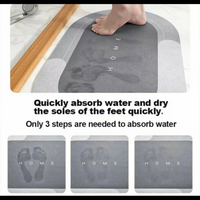 Foot Dry Mat - Sangat Menyerap dan Lentur