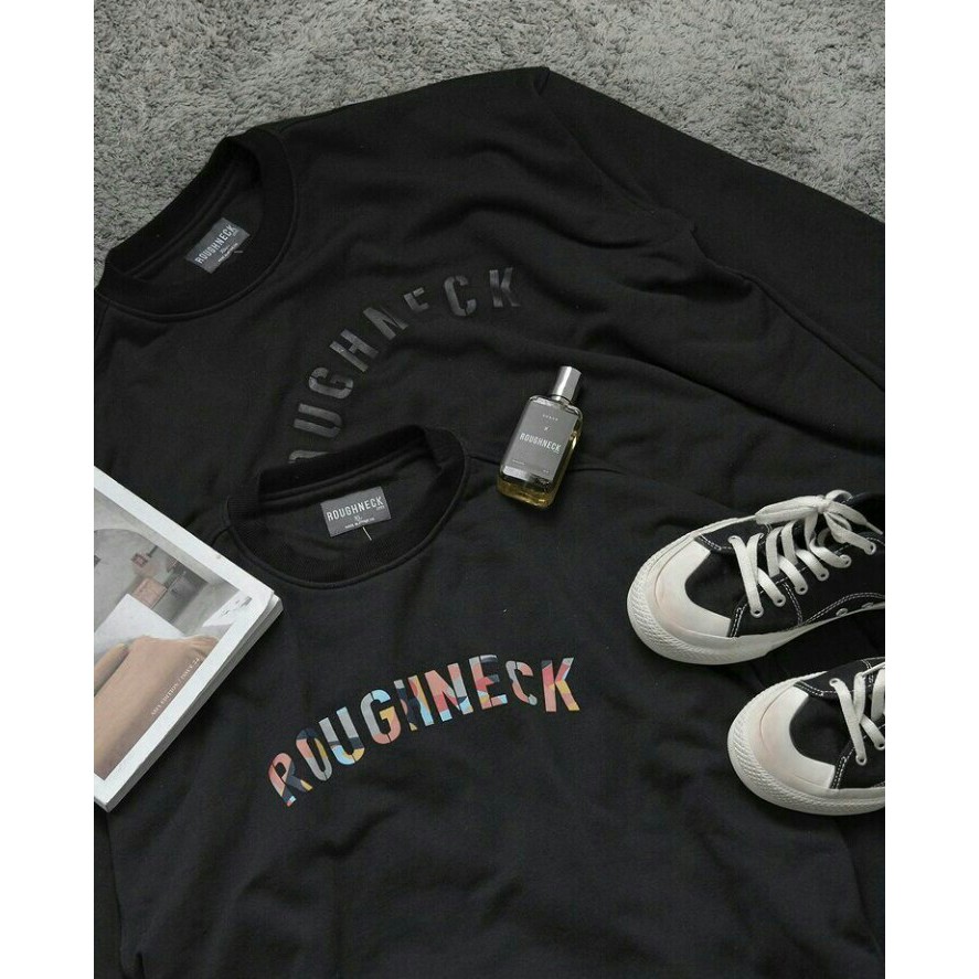 Roughneck Crewneck SS020 Black Sig Sea Camouflage Sweatshirt