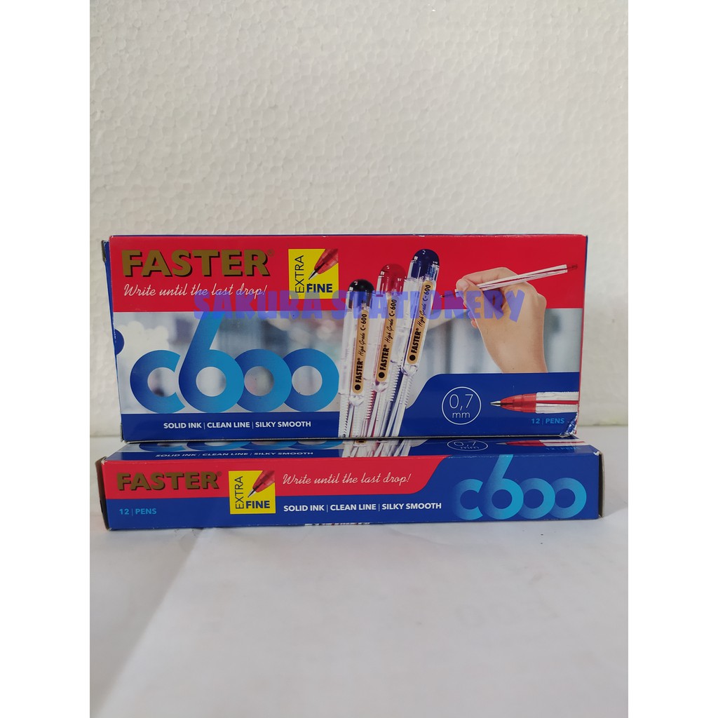 

Pulpen Faster C600 0,7mm Pack