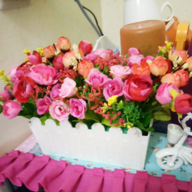 Bunga Plastik Kelereng Besar