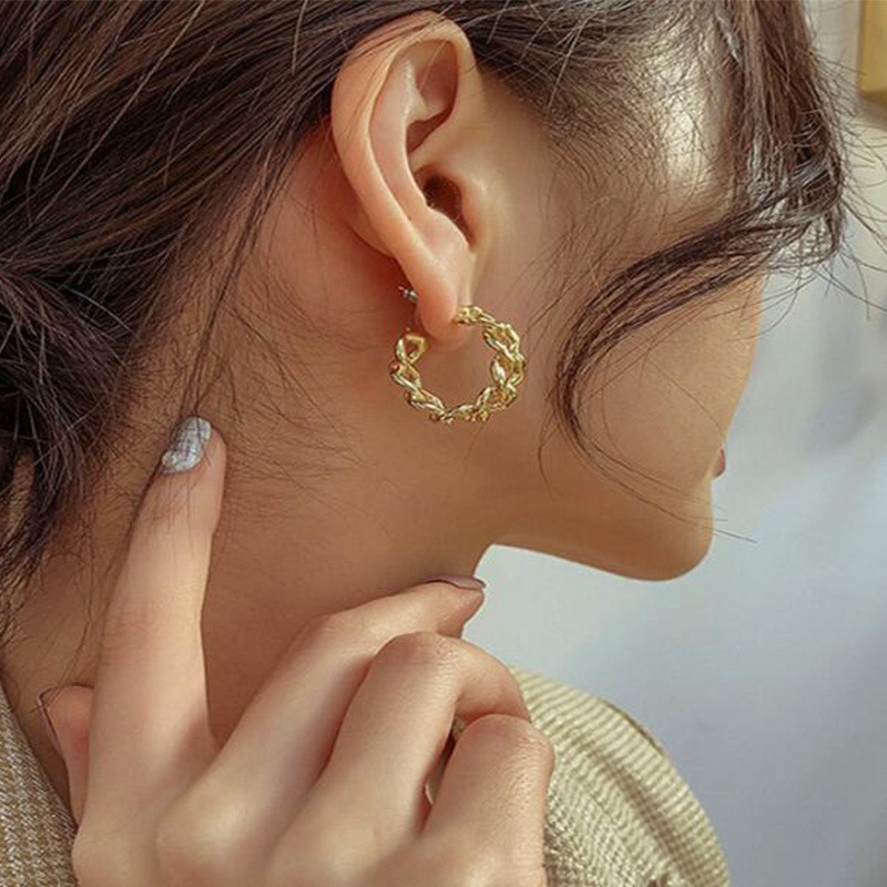 [ACKER] Anting Rantai Gaya Retro Paduan Untuk Wanita