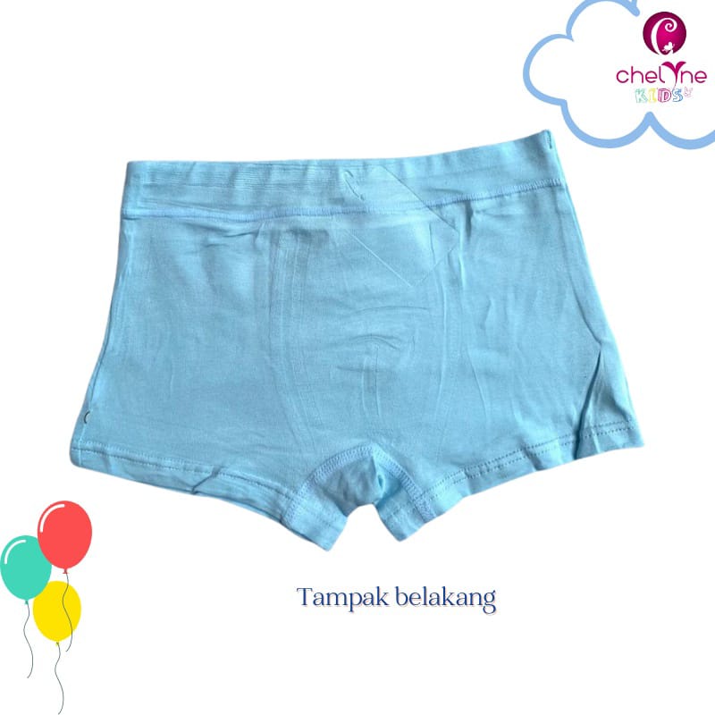 CD Kids/Boxer Chelyne Anak Laki-Laki Q8507 Bahan Kaos Katun