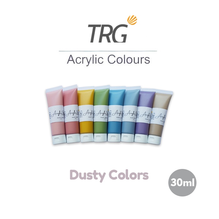 

TRG Acrylic Colour Dusty 30 ml - Cat Akrilik Kanvas Lukis Canvas Paint Acrylic Color 30ml