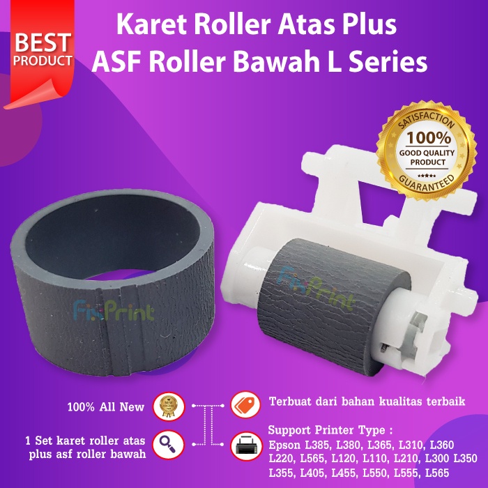 Jual Karet Atas Asf Bawah Epson L120 L121 L110 L210 Roller Printer L550 L555 L565 L350 L360 4302