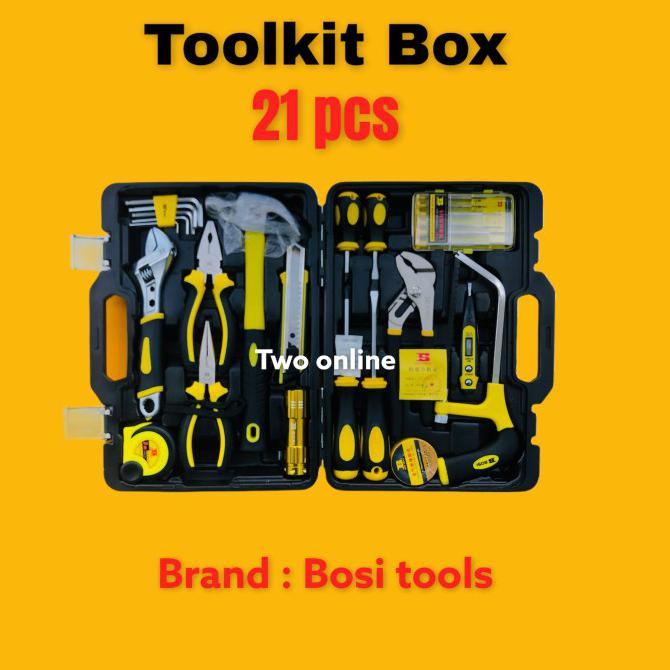 Jual Big Sale Toolset Toolkit Toolbox Tool Set Tool Kit Tool Box 21pcs ...