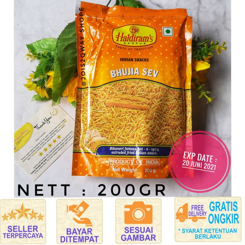 

Snack Haldirams / Bhujia / Bhujia Sev / Makanan Ringan