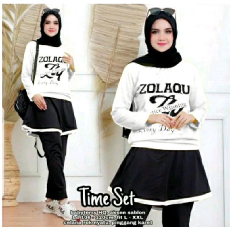 Setelan Baju olahraga muslim/setelan baju wanita muslim panjang