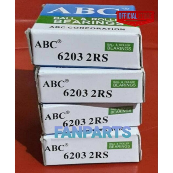 Baring 6203 2RS ABC / TUTUP KARET