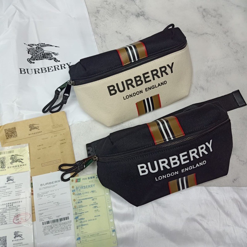 Waistbag Burberry Sonny icon Stripe belt Bag