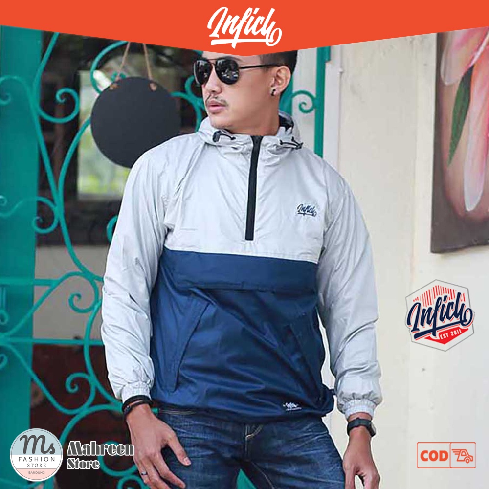 Jaket  Pria Jaket Windbreaker Pria Jaket Taslan Pria - Original Inficlo | INF 704