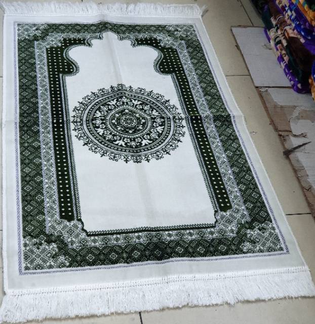 ✽¬ Sajadah Turki safatex simli oleh oleh haji dan umroh Dewasa Jumbo 110×70 cm Karpet sholat ⚡