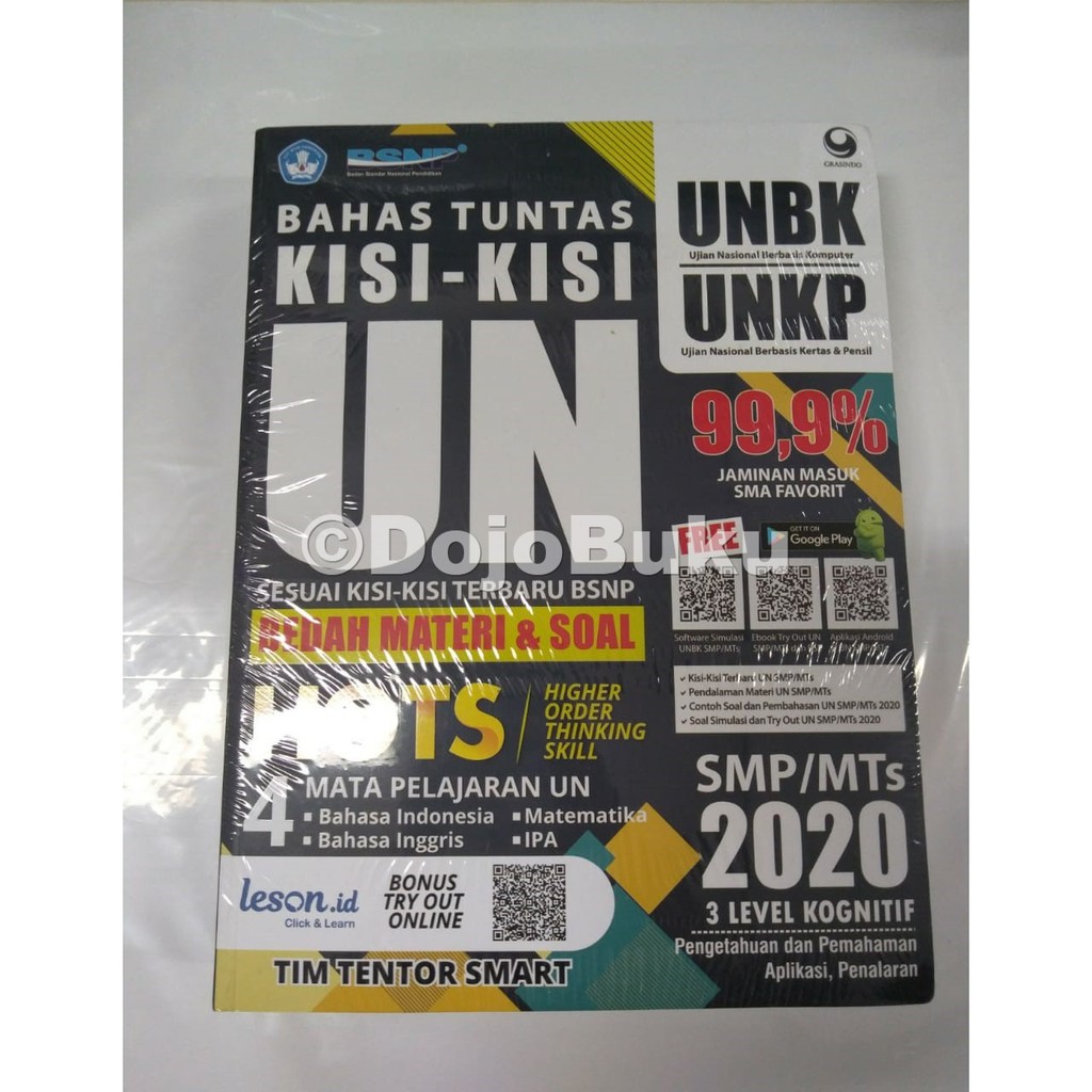 Bahas Tuntas Kisi-Kisi USBN SMP/MTs 2020