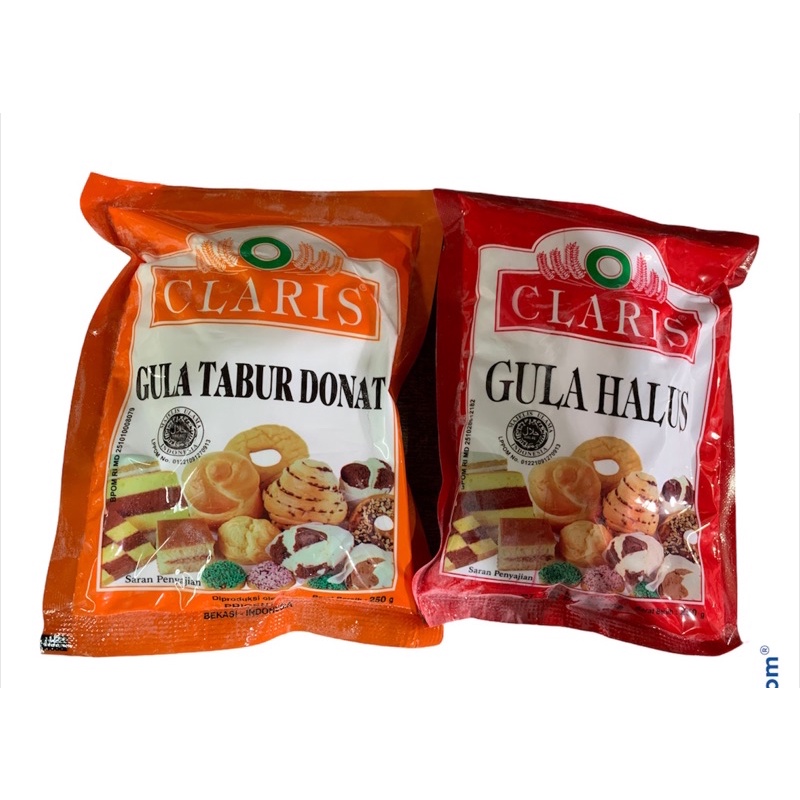 

Gula Halus dan Gula Tabur Donut Claris 250gram