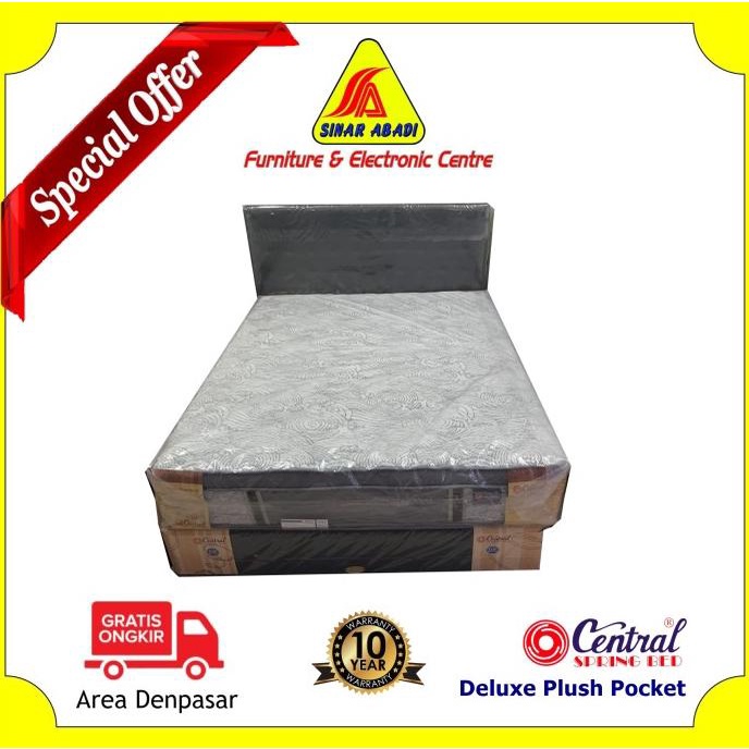 :=:=:=:=] Springbed Central Deluxe Plush Pocket