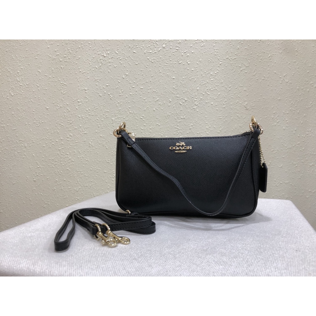 （grab）25591 coach Top Handle Pouch Women Handbag Crossbody Sling Mahjong Bag