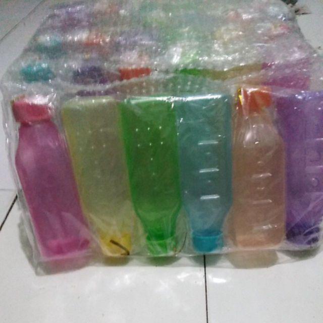 6 Botol Minum 500 Ml / Botol Air 500 Ml - Cleo Evo Square