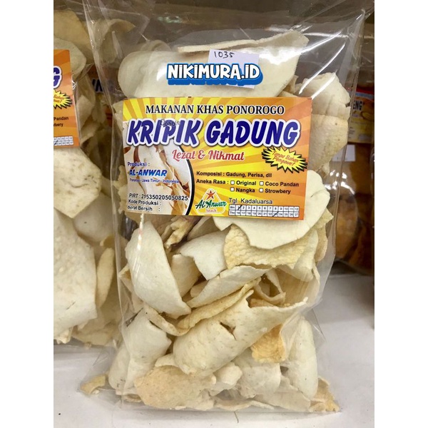 

Kripik Gadung Khas Ponorogo Al Anwar Snack