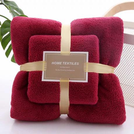 Utama Jakarta Baru - Handuk Mandi 2in1/Handuk Dewasa/Handuk Set/Cotton Towel