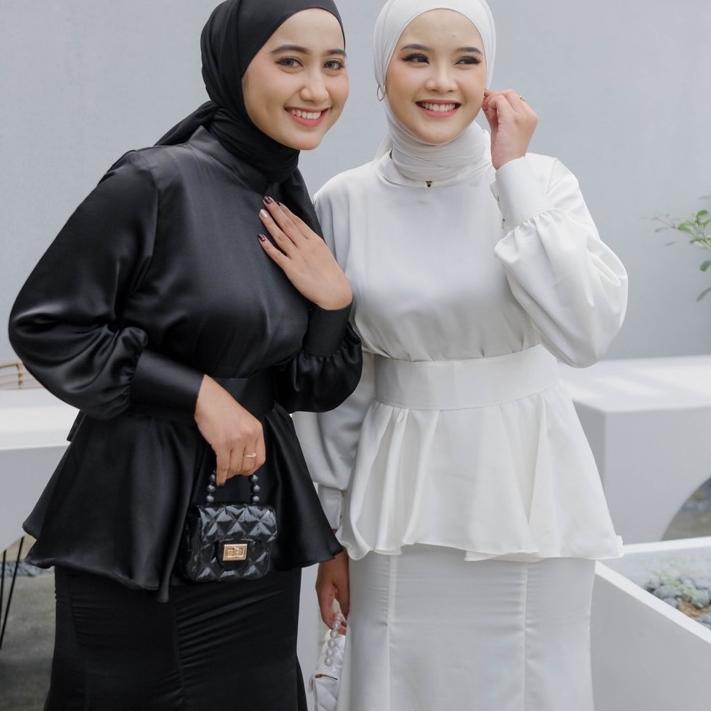 ❖IMPORT❖ Helwa Dress / Dress Lebaran / Dress Kondangan [READY STOCK] harga bersaing