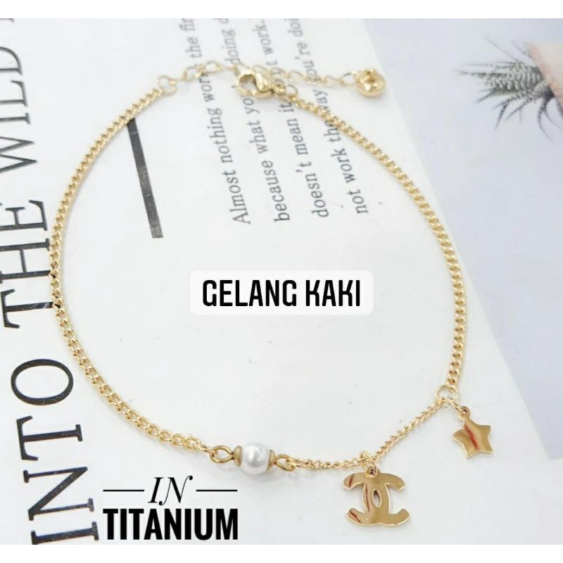 Titanium gelang wanita u1000