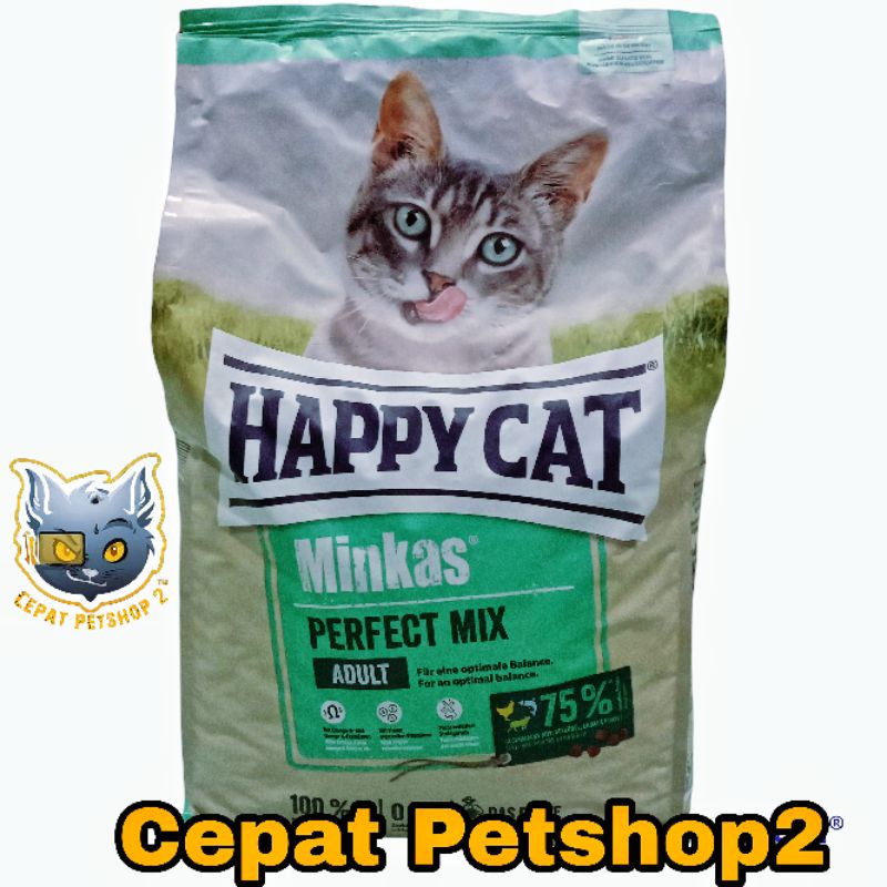 EXSPEDISI Happy Cat Minkas Mix 10kg / makanan kucing happy cat Mix