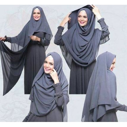 HIT - JILBAB PASHMINA INSTAN SYAR'I AMIRA / PASHMINA AMIRA SIZE JUMBO