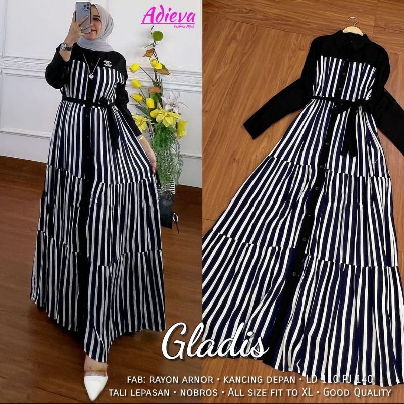 Gamis/Dress All Motif Alila Stacy Livy/Livina Almera Pretty Helina Flavio Erella Fiolin Gressy Miloa Jelio Amaris Sabrina Vidya Areola Talia Machio Zolla Geisya Gladis Eldora Morea Angeli Celine Adieva Matt Rayon Viscose-Gladis
