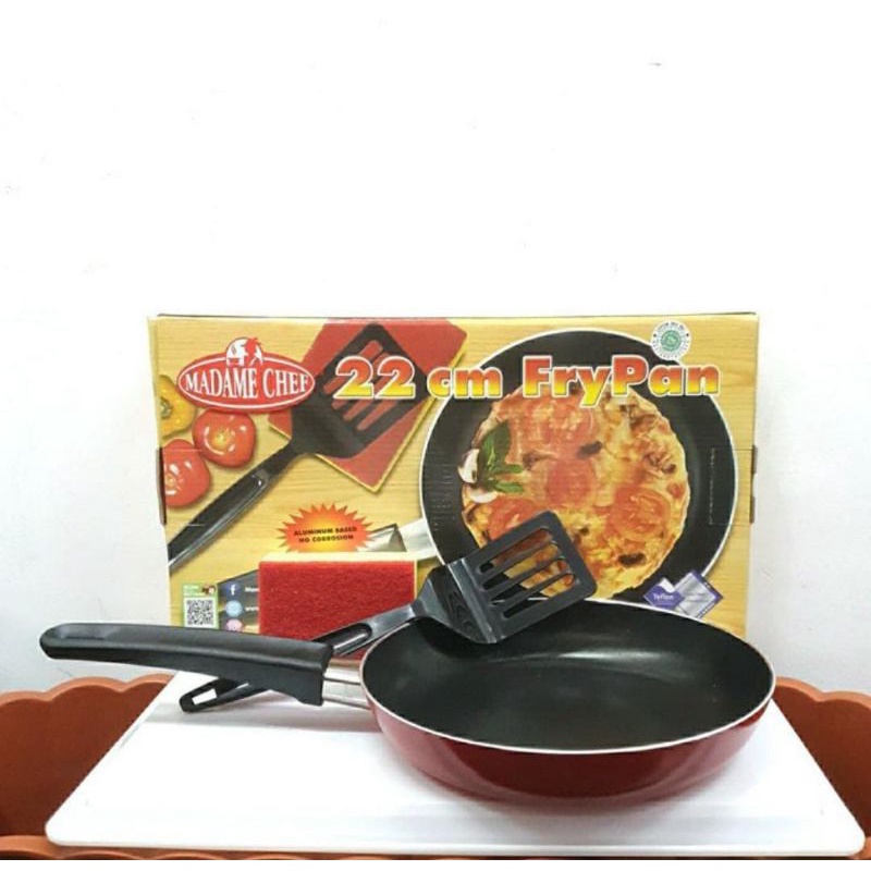 cucigudang MAXIM Madame Chef 22 cm fry pan wajan teflon anti lengket