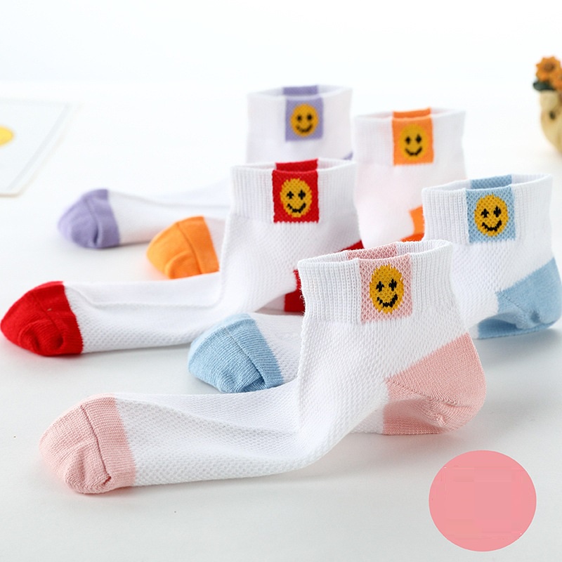 Kaos Kaki Original Kaus Kaki Pendek Semata Kaki Sock Anti Bakteri Anak Size Kecil Smiley Smile Socks