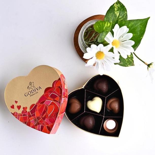 

Godiva Valentine Gift Box 6 Pcs Coklat Godiva Valentine Gift Box Mewah